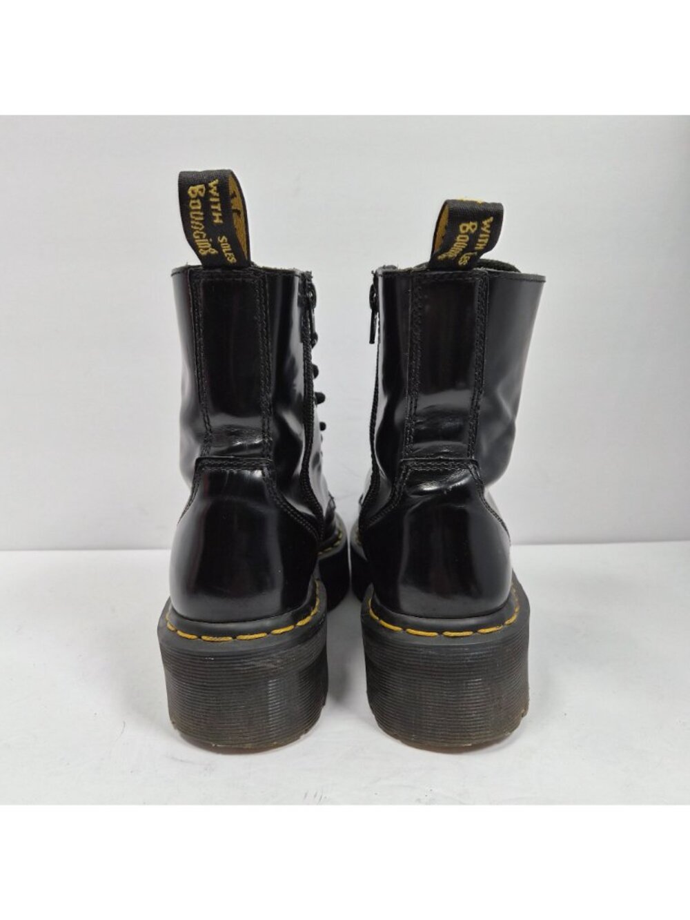 Dr. Martens Jadon Women's Black Platform Boots US Size 6 - Picture 4 of 12